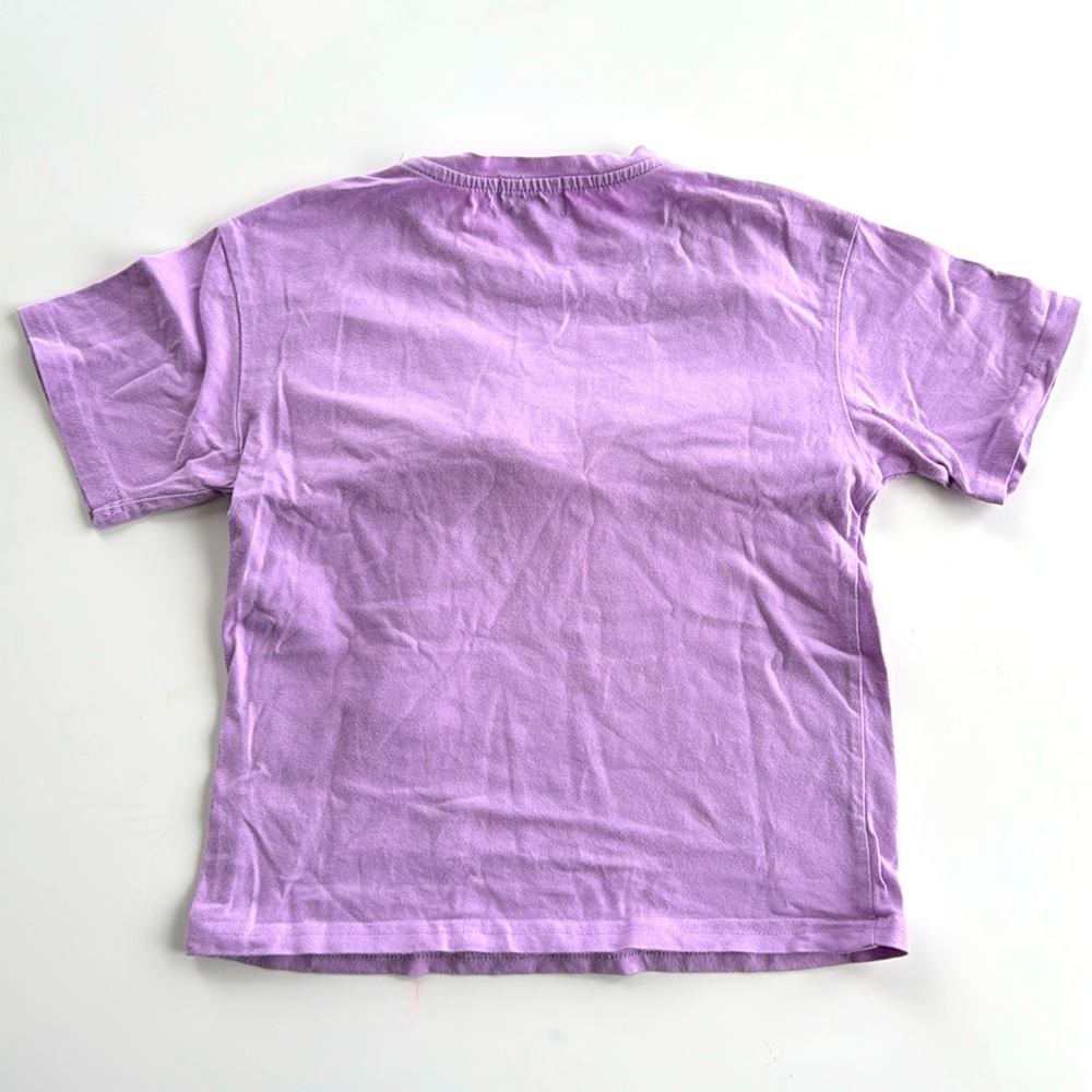 🎀 LOLA & THE BOYS lilac big bow t-shirt, size 10 - Picture 2 of 6